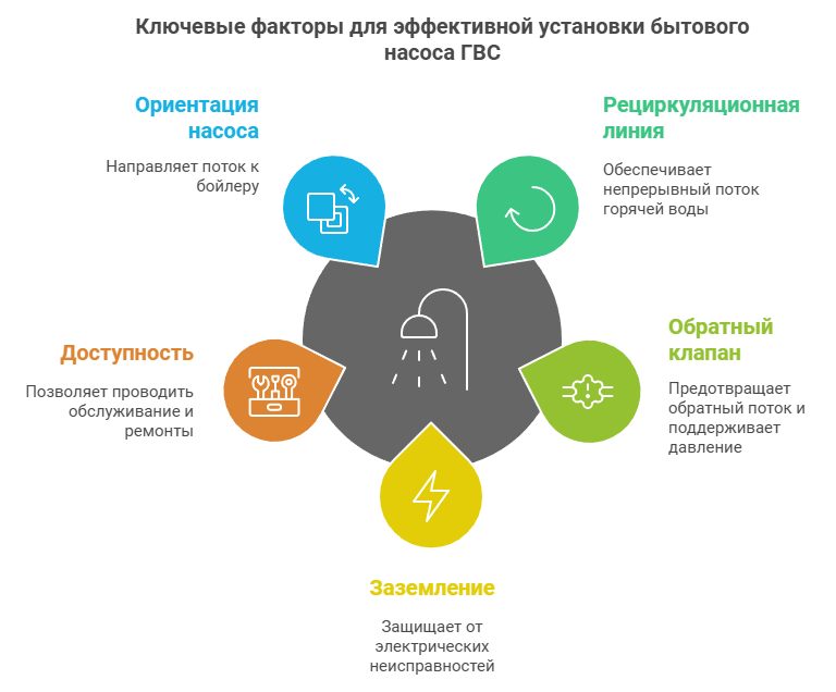 Особенности бытовых насосов для ГВС